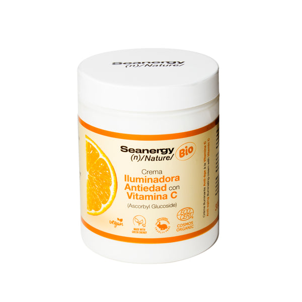 Crema iluminadora antiedad con Vitamina C